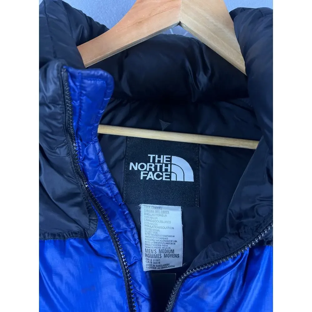 The North Face 700 Nuptse Puffer Down Jacket Sky Blue Vintage 90s Outerwear